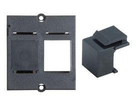 Zaślepka pustego miejsca do ramek Custom Module mocow. Keystone czarna (917.057