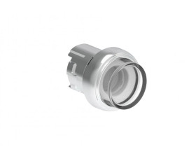 Metalowy przycisk podświetlany fi22mm samoczynny powrót wystający Przezroczysty LPSBL207