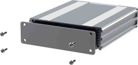 Obudowa urządzeń elektronicznych, aluminiowa wysokość zew: 30 mm szerokość zew: 108,5 mm długość zew: 80 mm 80 x 108.5