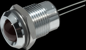 19220000 LED signal light, flashing red, 3.5-13 VDC, Ø14 mm, 100 mcd
