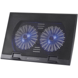 Conceptronic THANA02B Laptop cooling stand Height-adjustable Black