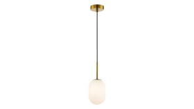 Lampa Wisząca Alias Gold 1Xe14 Fi 120 Ml0317 Milagro