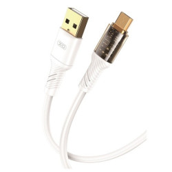Kabel USB-microUSB 1m 2,4A biały NB229 XO