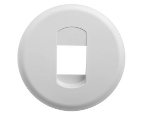 CELIANE Plakietka gniazda głośnikowego pojedynczego biała 068211