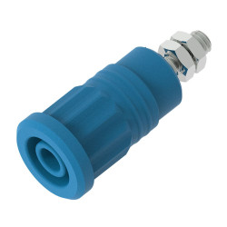 Gniazdo bananowe Żeński Wciskana Niebieski 36A Electro PJP rozmiar 4 mm