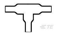TE Connectivity 497802-000 Rurka termokurczliwa TE RAY TFIT Poly Molded Parts, 1 szt.