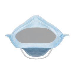 Maska twarzy, zastosowanie: Medycyna, Przezroczysty niebieski, Polipropylenowe