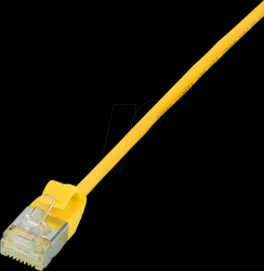 CQ9057S Patch cable, Cat.6a, U/FTP, yellow, 2 m