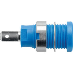 Sch&#xFC;tzinger DI SEB 7077 Ni/RT Safety Socket Red 1pc