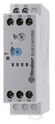 Timer Relay Szyna DIN 24 → 240V ac/dc SPDT 2-stykowy Finder DPDT 0.05-180s 83 Series jednofunkcyjny