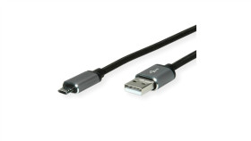 Roline Kabel Usb 2.0, A - Micro B (Odwracalny), M/M, 0,8 M
