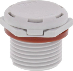 Wiska 10106616 EVPS-L 20 HF Zaślepka odporna na wstrząsy M20 tworzywo sztuczne szaro-biały (ral 7035) 10 szt.