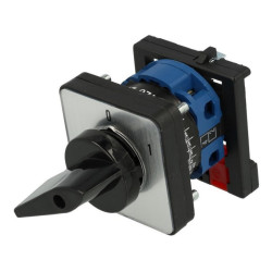 Przełącznik obr.LW-2620 2poz.60° ON-ON 1tor/1warstwa, 48x48mm