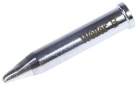 Soldering tip, chisel shaped, Ø 6 mm, (T x L x W) 0.8 x 36 x 2.4 mm, XT B