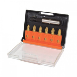 Zestaw końcówek do wkrętaka Phillips l. elementów: 6 Zestaw końcówek wkrętaka CK