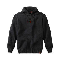 Bluza z zamkiem pod szyją, OZIMEK, Męski, M, Szary, Poliester