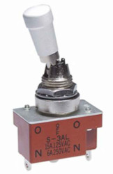 Przełącznik Wł.-wył.-wł. SPDT NKK Switches Montaż panelowy