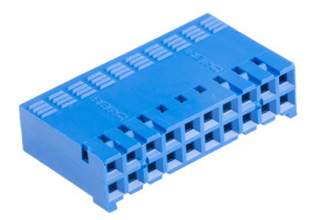 Obudowa złącza 20-pinowe 2-rzędowe raster: 2.54mm Amphenol Communications Solutions Żeński Montaż na kablu DUBOX