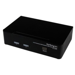 StarTech.com SV231DPUA 2 Port Professional USB DisplayPort KVM Switch With Audio