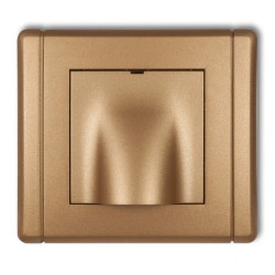 FLEXI Wypust kablowy złoty metalik 8FWPK