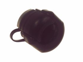Tulejka odprężająca na kabel płaski 3,8 x 7,6 mm - czarna (MP5KN4)