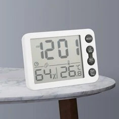 TS-9606 Wielofunkcyjny termometr higrometr Temperatura Wilgotność Alarm zegar wewnątrz