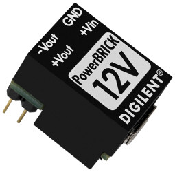 Przetwornica DC-DC, 2.2W, Uwe 4,5 → 5,5 V DC, Uwy ±12V dc, Iwy 100mA, Digilent