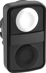 Przycisk, IP66, IP67, IP69K, kolor: Czarny, biały, Schneider Electric, ZB5