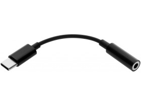 Adapter USB typu C - gniazdo Jack 3.5 stereo 15 cm REBEL