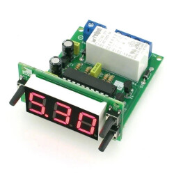 Precyzyjny timer 1 s - 99 min z przekaźnikiem - zlutowany KIT AVT 1995