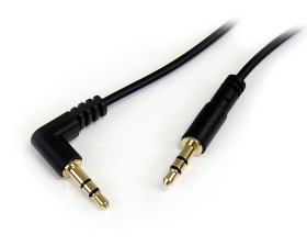 Złącze AUX złącze A: Jack stereo 3,5 mm złącze B: Jack stereo 3,5 mm długość 1.8m StarTech.com Czarny rodzaj A Męskie