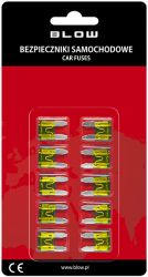 Bezpieczniki samochodowe MINI 20A 100szt.