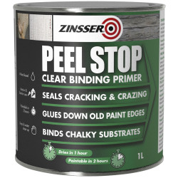 Zinsser ZN7180001D1 Peel Stop&#xAE; Clear Binding Primer Paint 1 litre