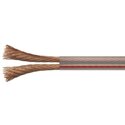 Przewód głośnikowy TP 2x2,5 OFC transparentny S8324 /100m/