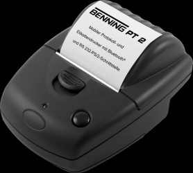 10225404 Portable label and protocol printer BENNING PT 2