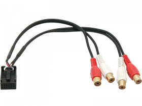 Złącze samochodowe wejście + wyjście AUX fakra 12pin do Audi Skoda...