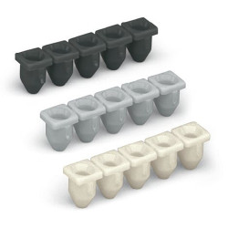 Akcesorium do listwy PCB Zatrzymanie izolacji WAGO do użytku z: Złącze męskie i żeńskie