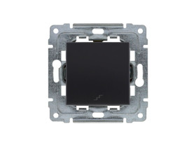 DANTE Łącznik schodowy z klawiszem bez ramki czarny 450916 KOS