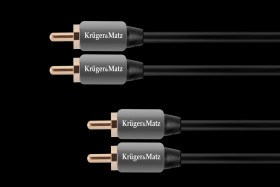 0.5 m 2xRCA-2xRCA Cable - Kruger & Matz