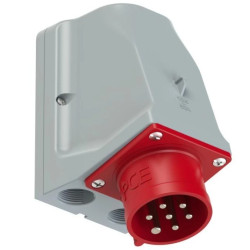 Wtyczka odbiornikowa przelotowa 16A 7p 6h IP44 9517-6v