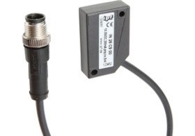 Czujnik indukcyjny 40x26x12mm niezabudowany Sn: 4mm 10-30V DC PNP NO złącze kablowe M12 3pin 0,9m IN26C901