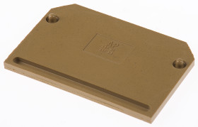 Ścianka koncowa Pokrywa końcowa Weidmuller Bloki zaciskowe do montażu na szynie DIN Montaż bezpośredni