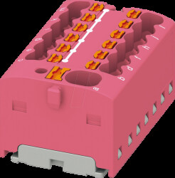 1046968 PTFIX distributor block, 4\12x1.5, violet