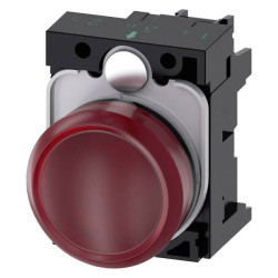 Siemens 3SU11026AA201AA0 SIRIUS ACT indicator light red 24V AC/DC LED