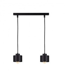 Lampa nowoczesa wisząca 2xE27 SIMPLY BLACK