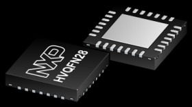 I3C Hub with 2 controller ports and 8 target ports (debug configuration) in HVQFN28 package
