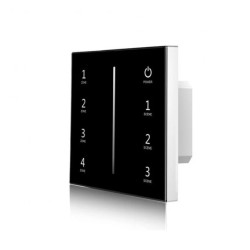 Panel LED naścienny Skydance - Mono - 4 strefowy - 230VAC - T11-1(B)