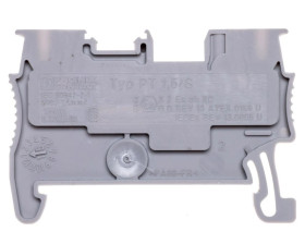 Złączka szynowa przelotowa 0,14-1,5mm2 szara PT 1,5/S 3208100