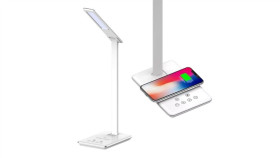 Lampka Biurkowa 3W1 4W 500Lm Ładowarka Indukcyjna Ww Barwa Zmienna Ip20...