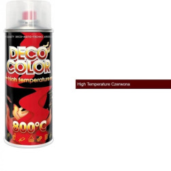 Farba spray żaroodporna wysokotemperaturowa czerwona 800st C High Temperature czerwona